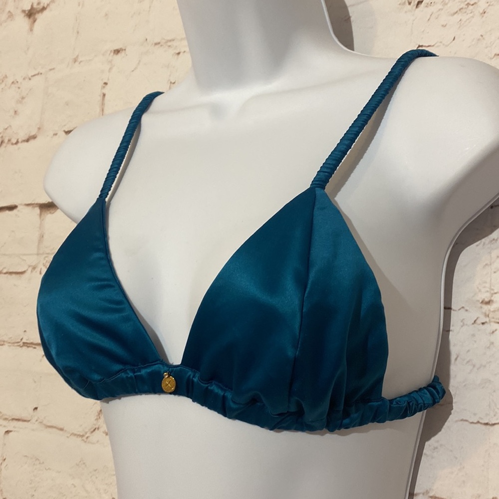 Gooseberry Intimates Satin Triangle Bra, Size S - Picture 5 of 8